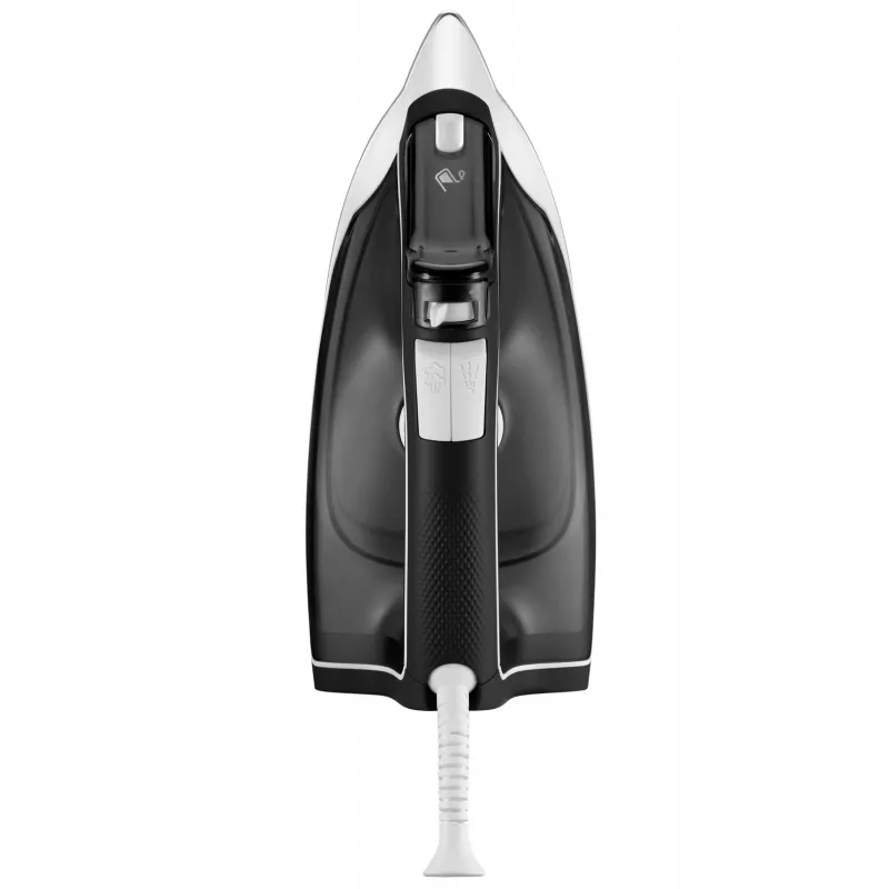 Ferro de engomar Rowenta DX1530 Dry & Steam base de aço inoxidável 2200 W preto