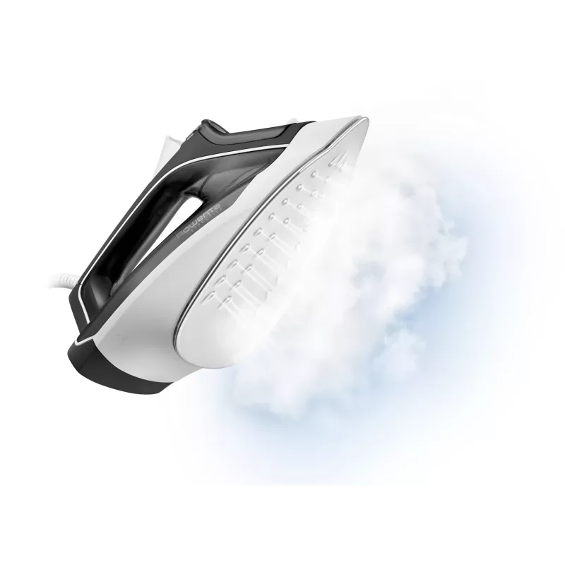 Ferro de engomar Rowenta DX1530 Dry & Steam base de aço inoxidável 2200 W preto