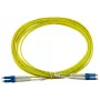 Cabo de fibra ótica BlueOptics EFE080-0010M-R-BO LC G.657.A1 10 m amarelo