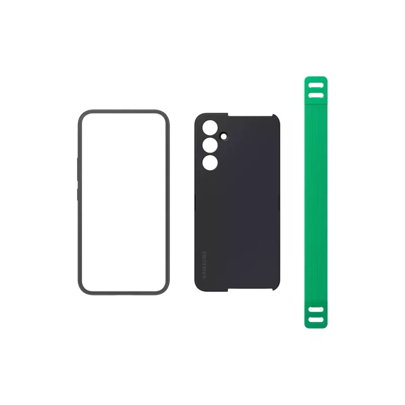 Capa Samsung Galaxy A54 16,3 cm preta verde monocromática