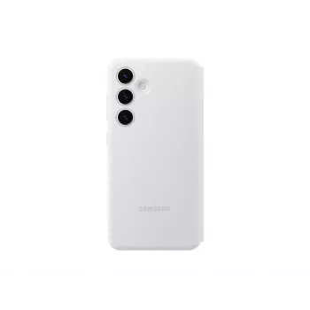 Capa carteira Samsung Galaxy S24 branca 6,2 polegadas 1 compartimento para cartões