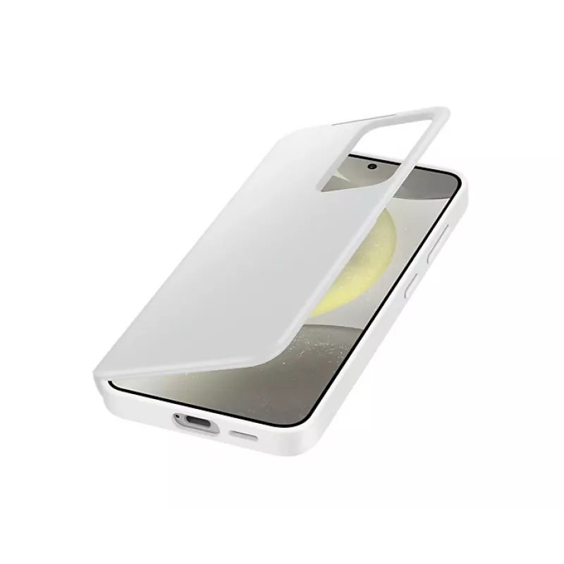 Capa carteira Samsung Galaxy S24 branca 6,2 polegadas 1 compartimento para cartões