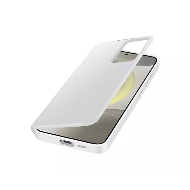 Capa flip Samsung Galaxy S24+ branca 6,7 polegadas 1 compartimento para cartões