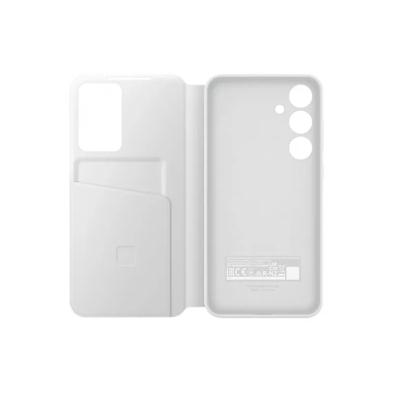 Capa flip Samsung Galaxy S24+ branca 6,7 polegadas 1 compartimento para cartões