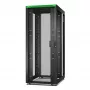 Armário de rede APC Easy Rack ER8220, 42U, 800 x 1200 mm, com teto, rodízios, pés, 4 suportes e base, sem painéis laterais, preto