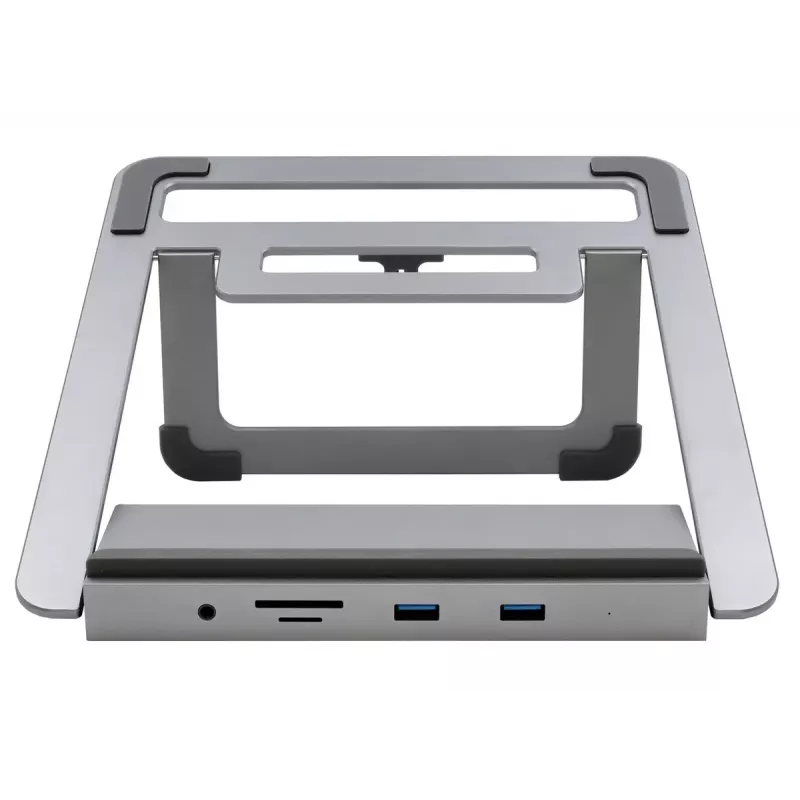 Suporte para portátil EXSYS EX-1223HM prateado USB 3.2 Gen 1 100W