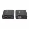 Extensor KVM DisplayPort StarTech.com sobre fibra ótica, 4K 60Hz, kit extensor de consola, até 300 m (multimodo) com módulos SFP+ pré-instalados, 3x USB HID