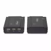 Extensor KVM DisplayPort StarTech.com sobre fibra ótica, 4K 60Hz, kit extensor de consola, até 300 m (multimodo) com módulos SFP+ pré-instalados, 3x USB HID