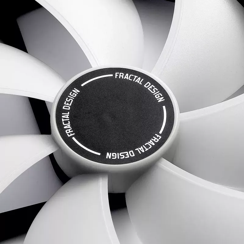 Ventoinha Fractal Design Prisma AL-12 12 cm preto branco