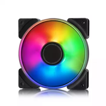 Ventoinha Fractal Design Prisma AL-12 12 cm preto branco