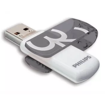 Pen USB Philips FM32FD05B/00, 32 GB, USB Type-A, 2.0, 18 MB/s, tampa, laranja, branco
