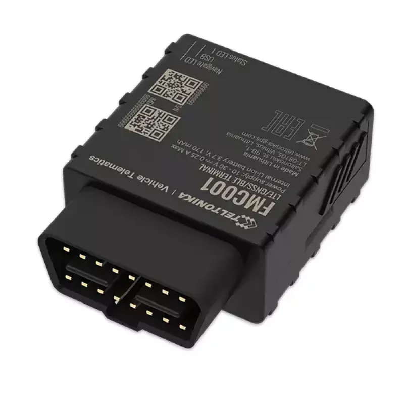 Rastreador GPS Teltonika FMC001 automóvel preto 53g