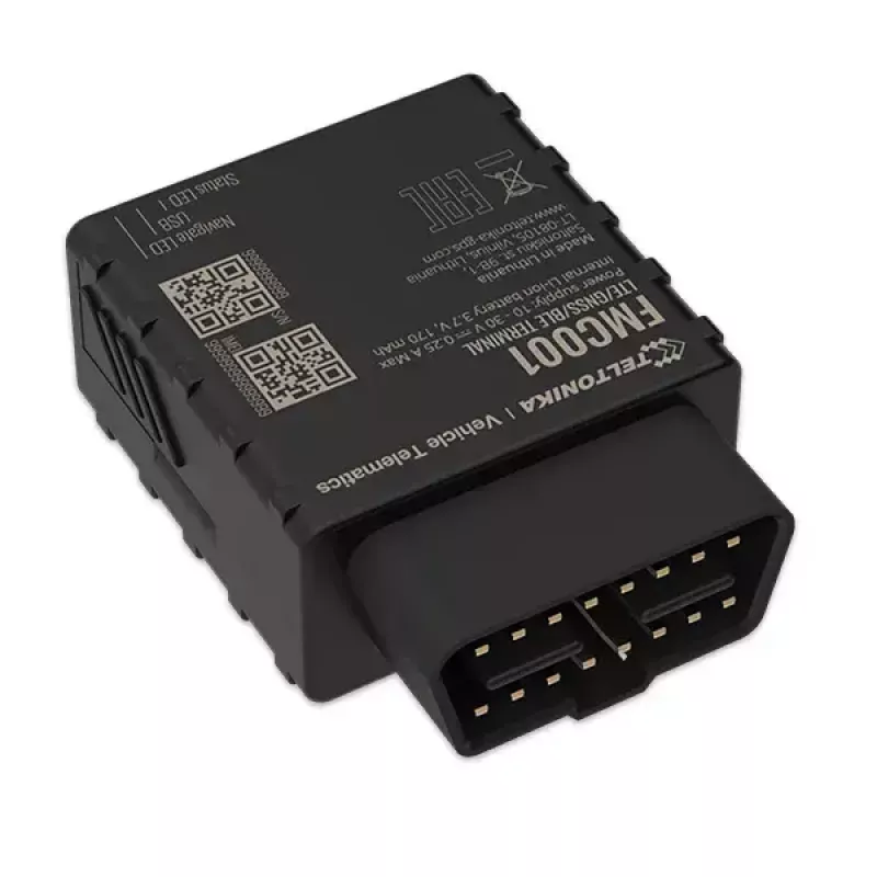 Rastreador GPS Teltonika FMC001 automóvel preto 53g