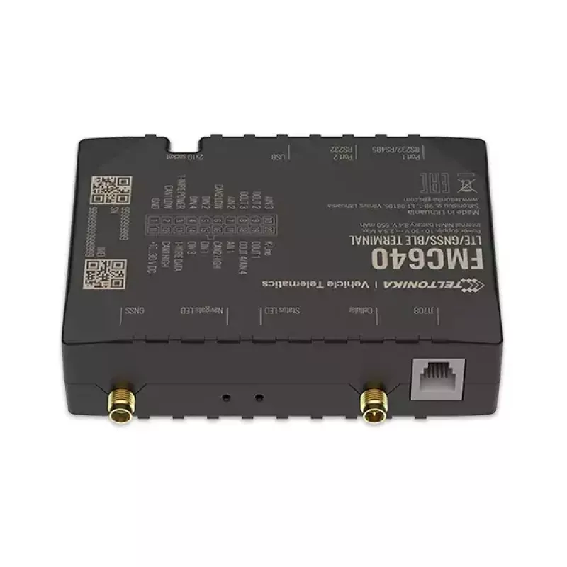 Rastreador GPS Teltonika FMC640 automóvel preto