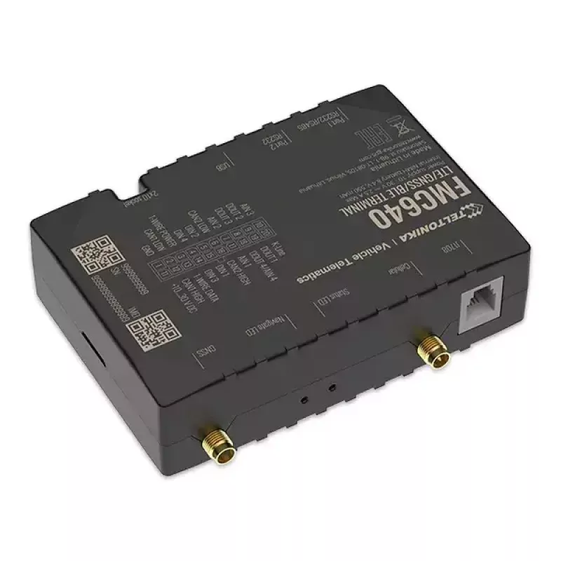 Rastreador GPS Teltonika FMC640 automóvel preto