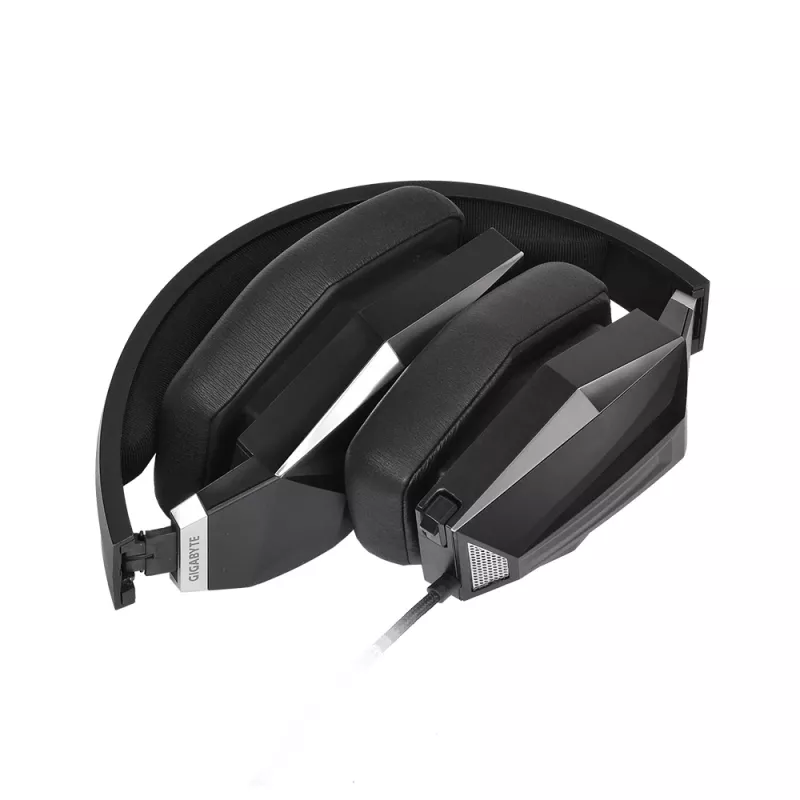 Headset GIGABYTE Force H5 com fios faixa de cabeça gaming preto