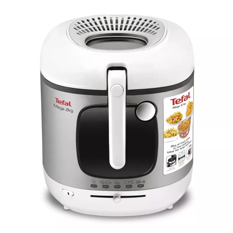 Tefal FR4800 Aparelho autónomo 2100 W Fritadeira aço inoxidável, branco