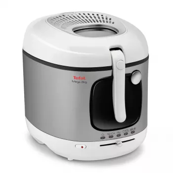 Tefal FR4800 Aparelho autónomo 2100 W Fritadeira aço inoxidável, branco
