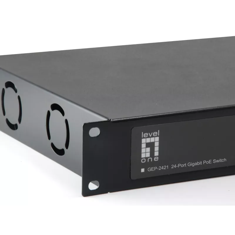 Switch não gerido LevelOne GEP-2421W500 24 portas Gigabit PoE