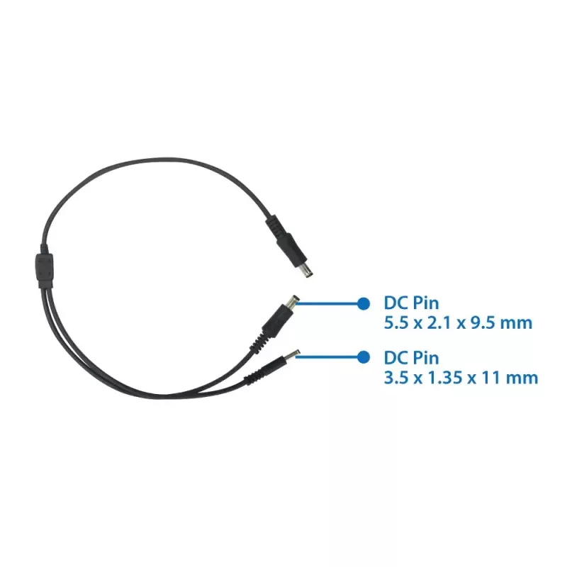 Splitter de rede Edimax GP-101ST Power over Ethernet PoE preto