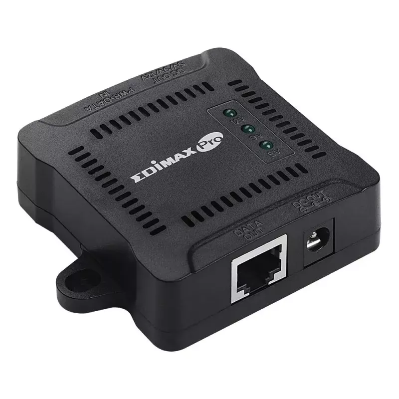 Splitter de rede Edimax GP-101ST Power over Ethernet PoE preto