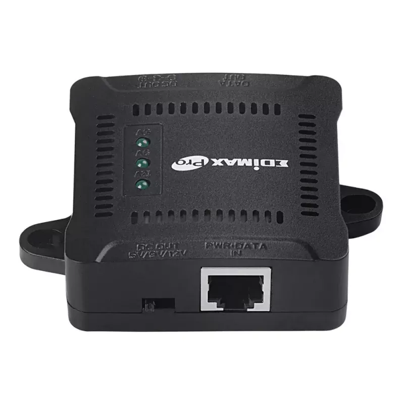 Splitter de rede Edimax GP-101ST Power over Ethernet PoE preto