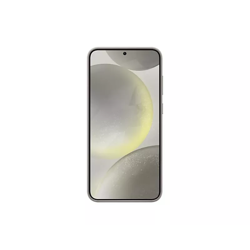 Capa de pele vegan Samsung Galaxy S24+ taupe monocromático