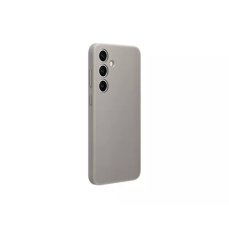 Capa de pele vegan Samsung Galaxy S24+ taupe monocromático
