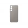 Capa de pele vegan Samsung Galaxy S24+ taupe monocromático