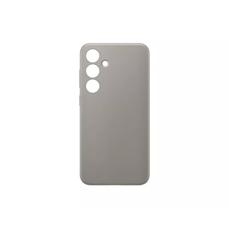 Capa de pele vegan Samsung Galaxy S24+ taupe monocromático