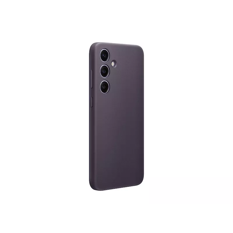 Capa de pele vegan Samsung Galaxy S24 Plus violeta