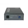 Conversor de media LevelOne RJ45 para SC Gigabit, PoE PSE, fibra monomodo, 20 km
