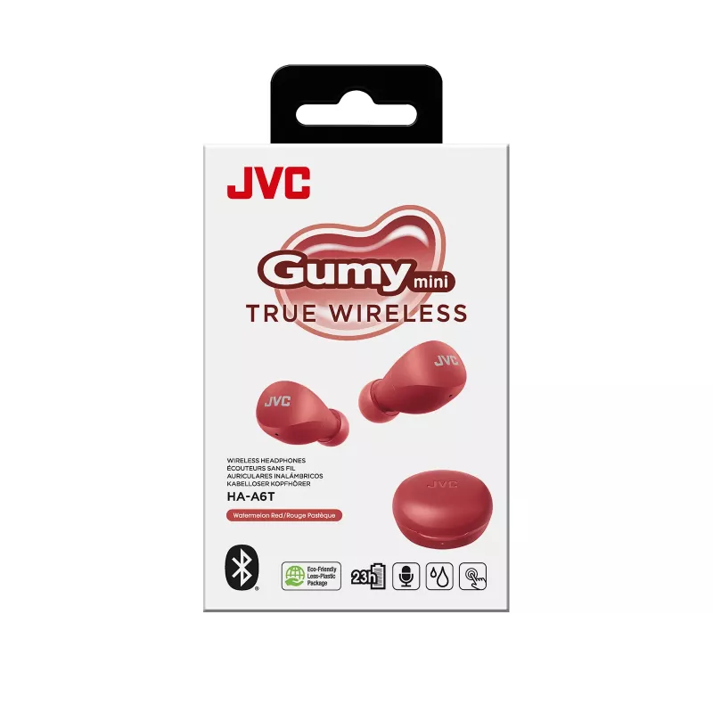 Headset JVC Gumy Mini TWS Vermelho