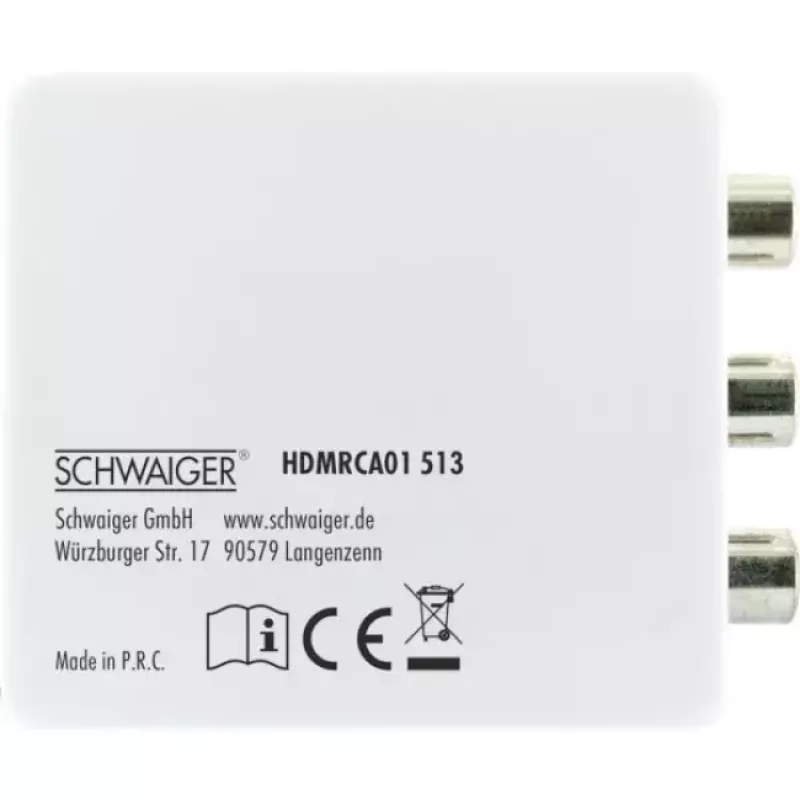 Conversor de vídeo scaler Schwaiger HDMRCA01 513