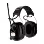 3M HRXD7A-01 Auscultador/Headset sem fios com arco de cabeça escritório/call center preto