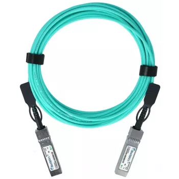 Cabo de fibra ótica InfiniBand BlueOptics H-SFP+AOC5M-BO 5 m azul-água