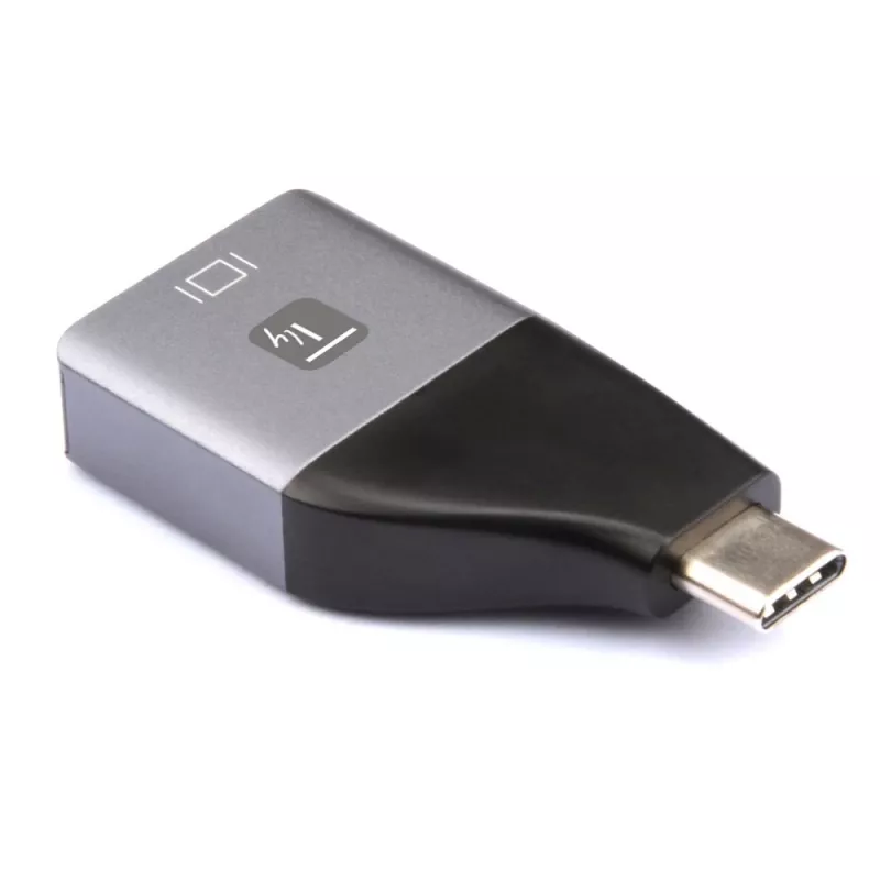 Adaptador gráfico USB Techly IADAP USBC-DP4K 3840 x 2160 píxeis preto, prateado