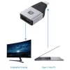 Adaptador gráfico USB Techly IADAP USBC-DP4K 3840 x 2160 píxeis preto, prateado