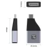 Adaptador gráfico USB Techly IADAP USBC-DP4K 3840 x 2160 píxeis preto, prateado