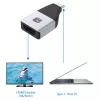 Adaptador gráfico USB Techly IADAP USBC-HDMI4K 4096 x 2160 píxeis preto, prateado