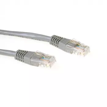 Cabo de rede U/UTP CAT5E ACT cinzento 3 metros com fichas RJ45
