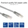 Cabo de rede U/UTP CAT6 ACT cinzento 7 metros com fichas RJ45