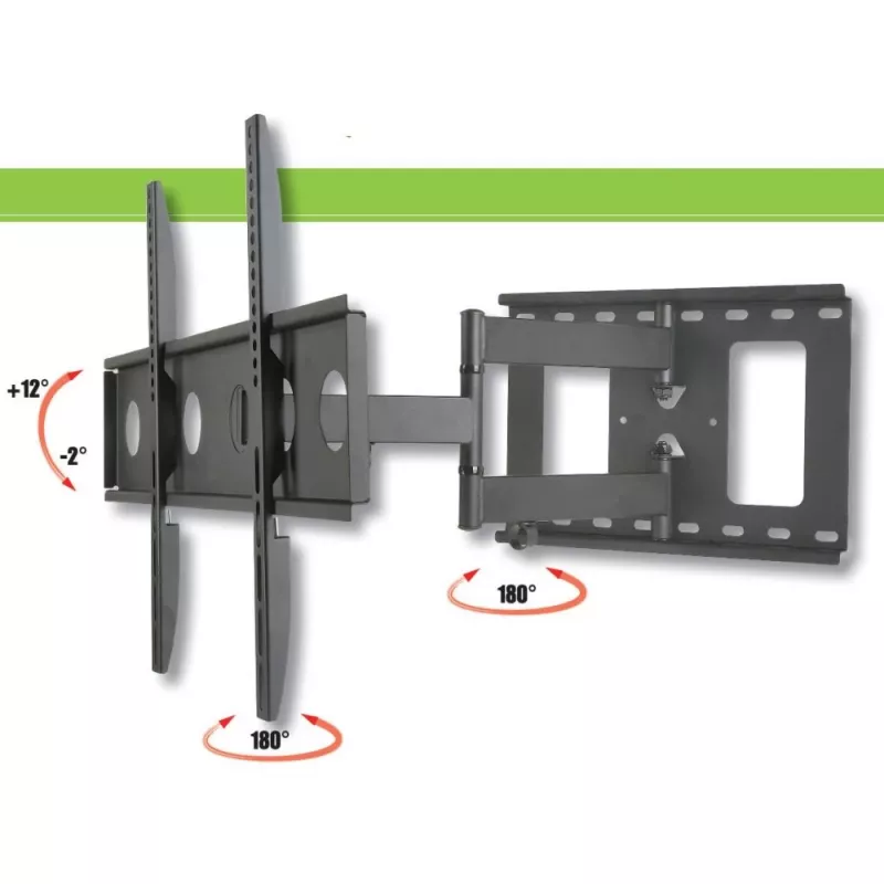 Suporte de parede para TV Techly ICA-PLB 148L 165,1 cm (65 polegadas) preto