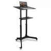 Carrinho universal para portátil/projetor Techly ICA-TB TPM-1BK, 103-125 cm, preto