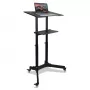 Techly ICA-TB TPM-1BK Carrinho universal para portátil/projetor, 103-125 cm, preto