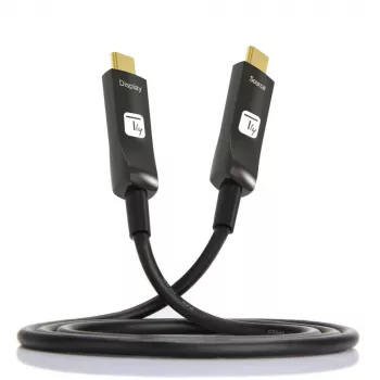 Cabo USB Techly ICOC-U3C-HY-010 10 m USB-C preto