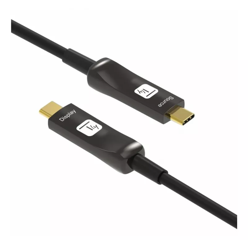 Cabo USB Techly ICOC-U3C-HY-020 20 m USB-C preto