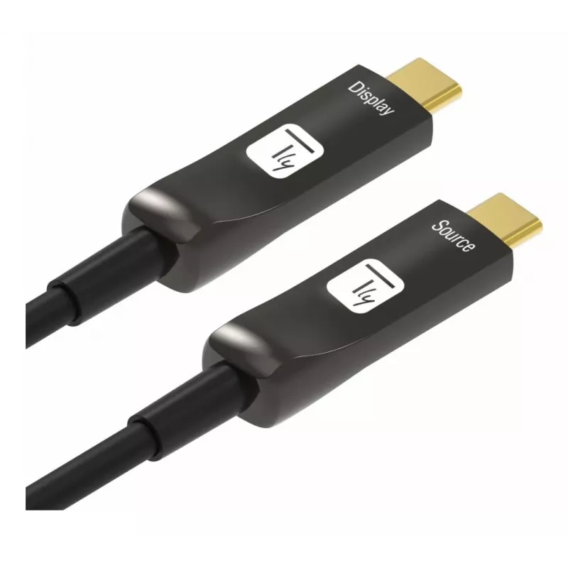 Cabo USB Techly ICOC-U3C-HY-020 20 m USB-C preto