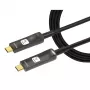 Cabo USB Techly ICOC-U3C-HY-030 30 m USB-C preto