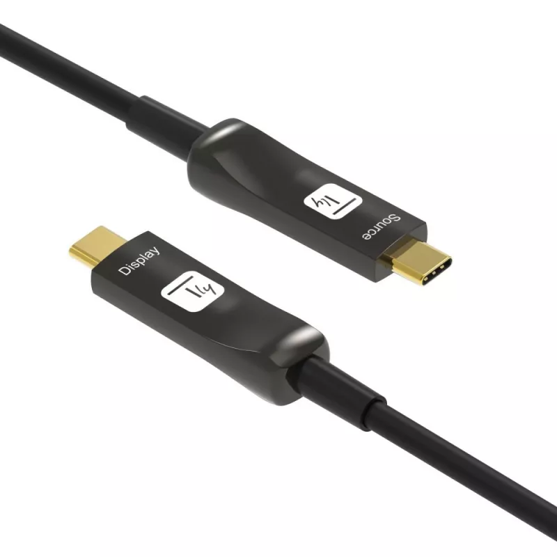 Cabo USB Techly ICOC-U3C-HY-030 30 m USB-C preto